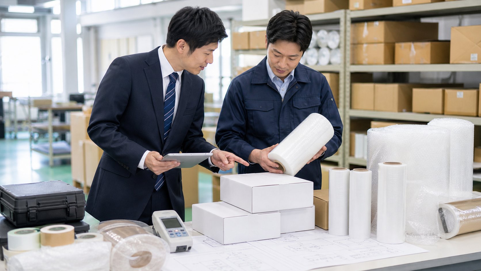 資材・設備調達に向けた現場確認